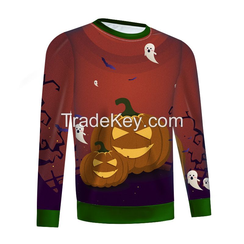 Newest design top quality Halloween christmas mens hoodies sweatshirts