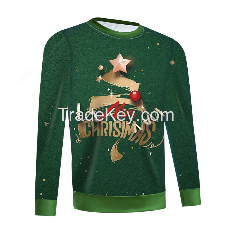 Wholesale OEM Autumn Winter Christmas pullover  Mens sweatshirt  Christmas jumper