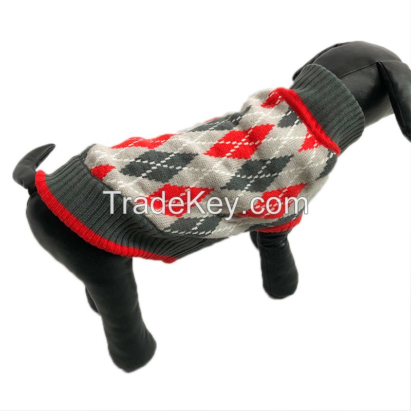 Fashion hight Quality Processing customized cat clothes mini dog wool pet sweater