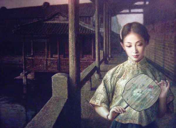 China people oil painting