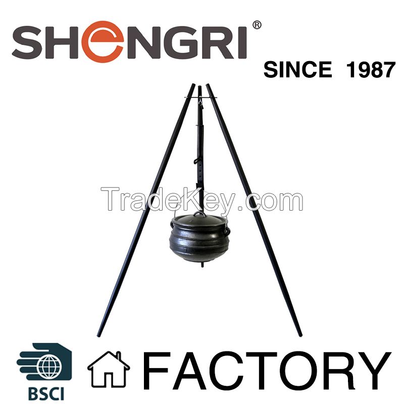 Outdoor/Camping Cooking Tripod with Height Adjustment