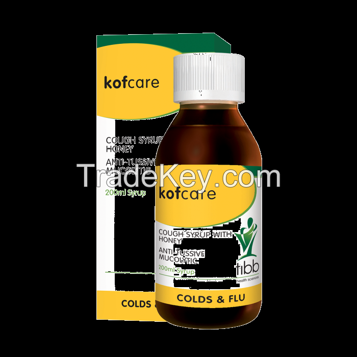Sell Tibb Kofcare Cough Syrup With Honey 200ml