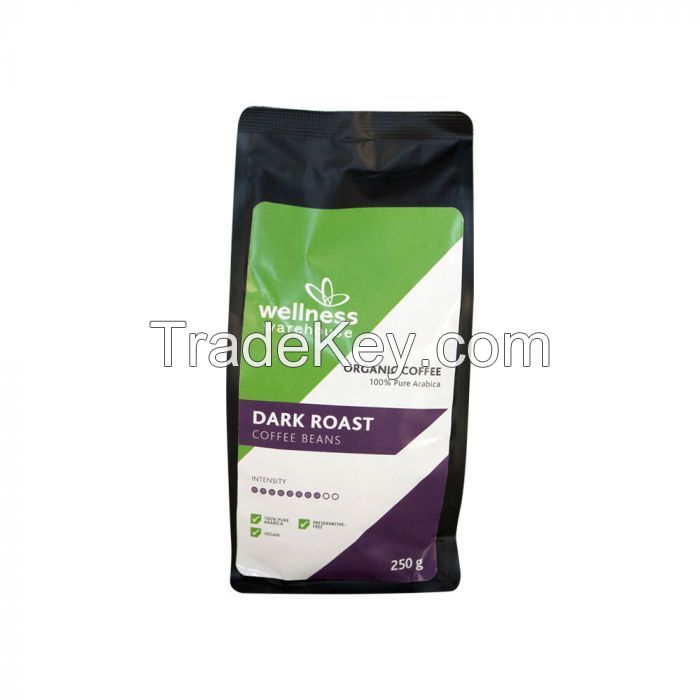 Sell Wellness Organic Dark Roast Coffee Beans 250g