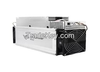 Whatsminer Used BTC Asic Miner Machine M32 68TH/S 3312W