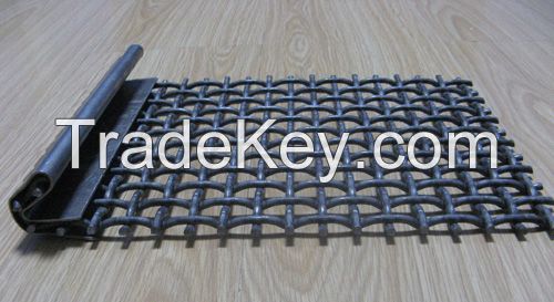 Flat top woven wire screen