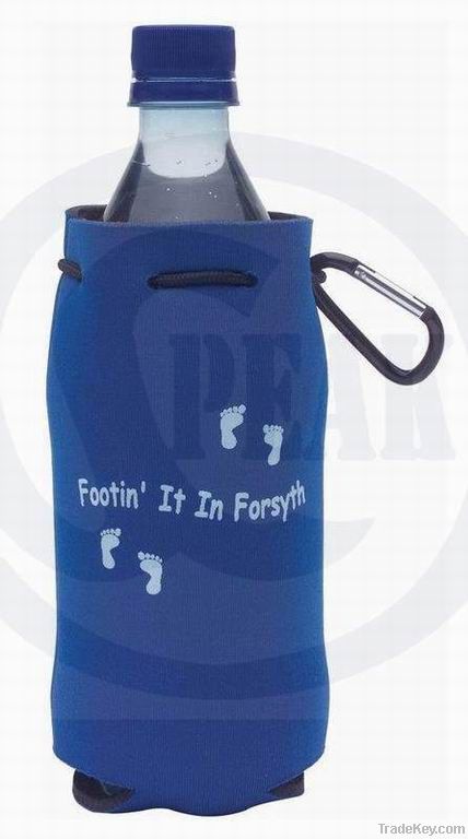 insulated water/beverage neoprene bottle cooler/holder