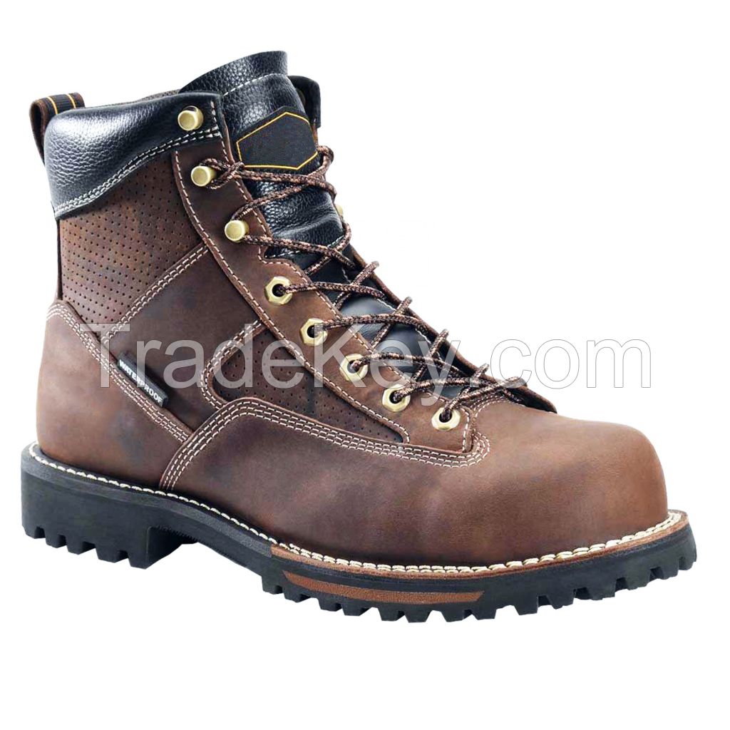 Steel cap safety shoes and heat resistant safety boot and work shoes factory work boots