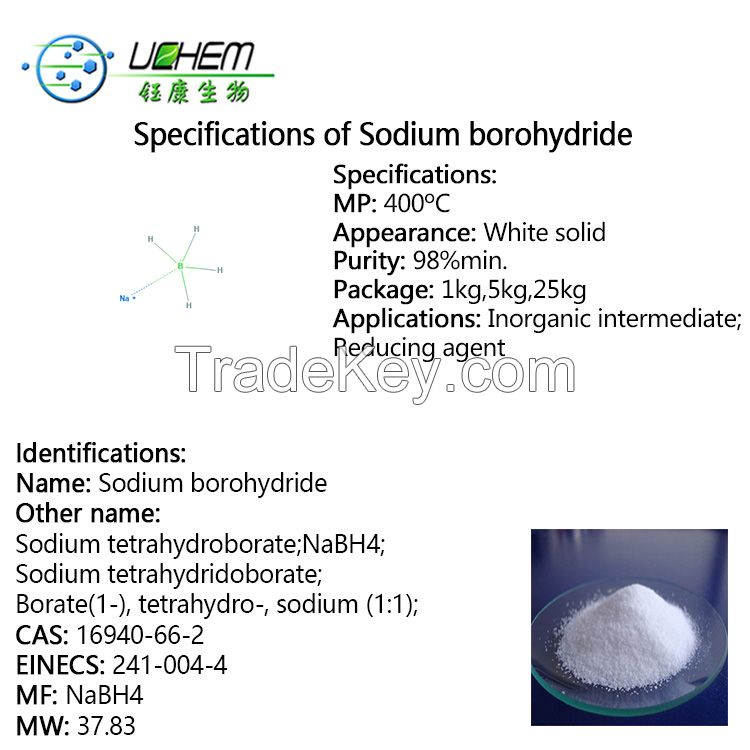 Cheap Price High Purity 98% Sodium borohydride powder cas 16940-66-2