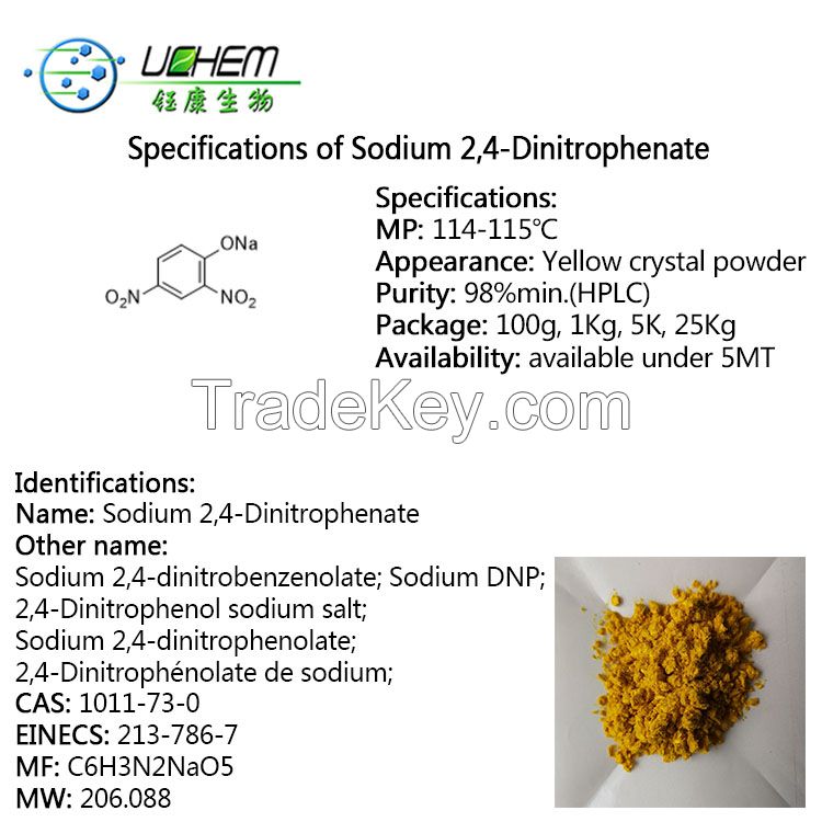 Sodium 2,4-dinitrophenate / 2,4-Dinitrophenol sodium salt cas 1011-73-0