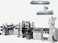 PVC.PE.PMM.ABS Multi-sheet production line for the squeeze