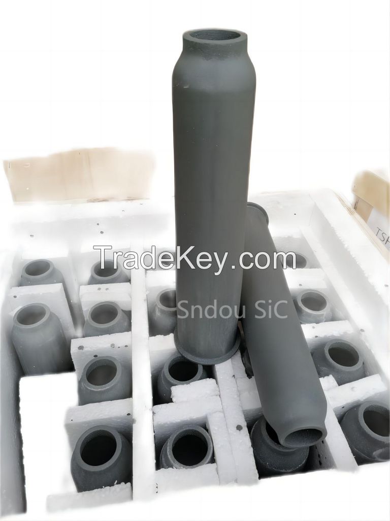 RSiC burner nozzle ReSiC flame tubes with 1650C recrystallized SiC by China SnDou