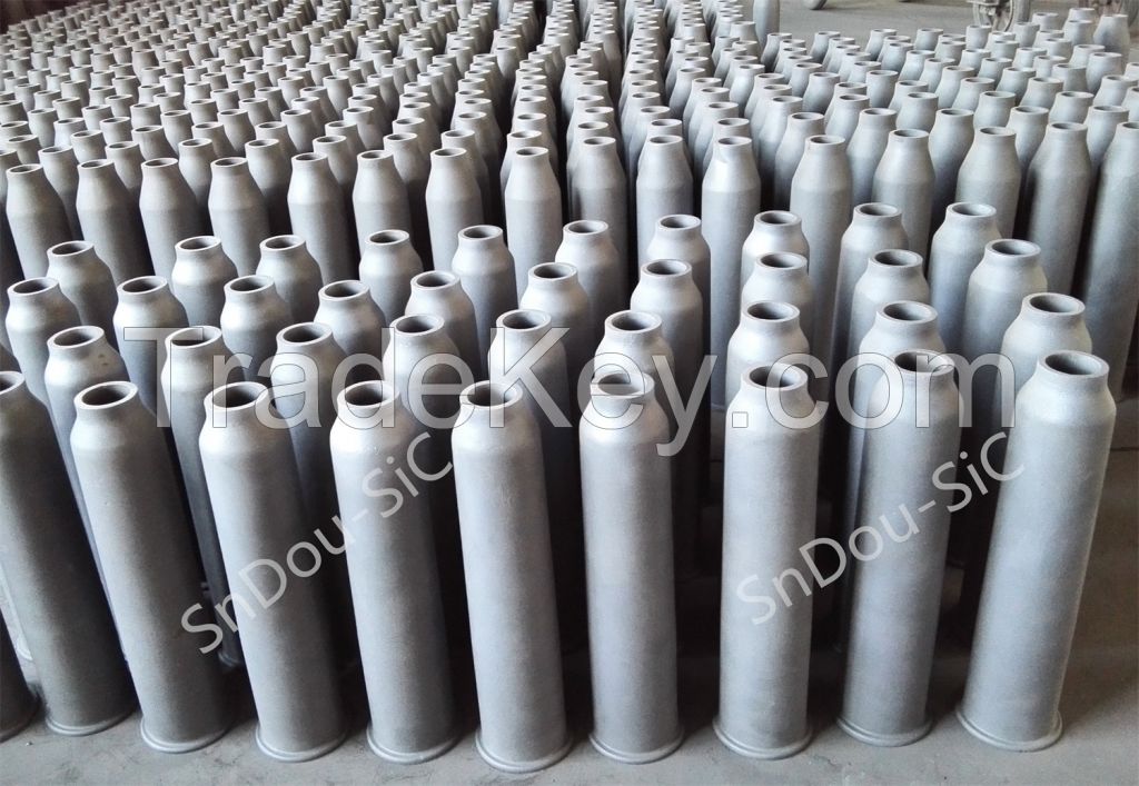 RSiC burner nozzle ReSiC flame tubes with 1650C recrystallized SiC by China SnDou