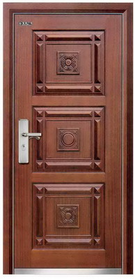 steel wood armored door