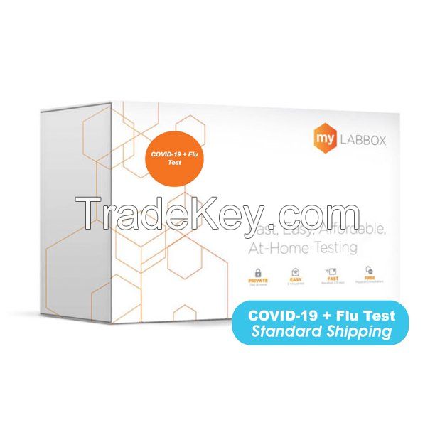 COVID-19 At-Home Test Kit, Nasal Swab Sample, EXPRESS Shipping, by myLAB Box