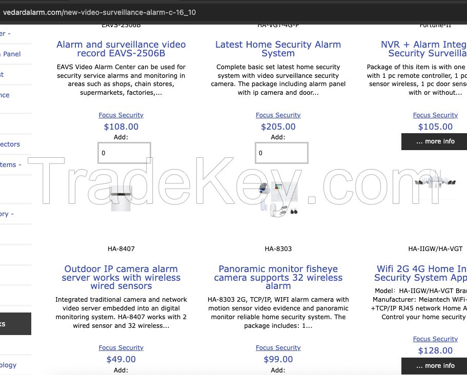 Latest Home Security Alarm System Mobile Surveillance Safety Alert