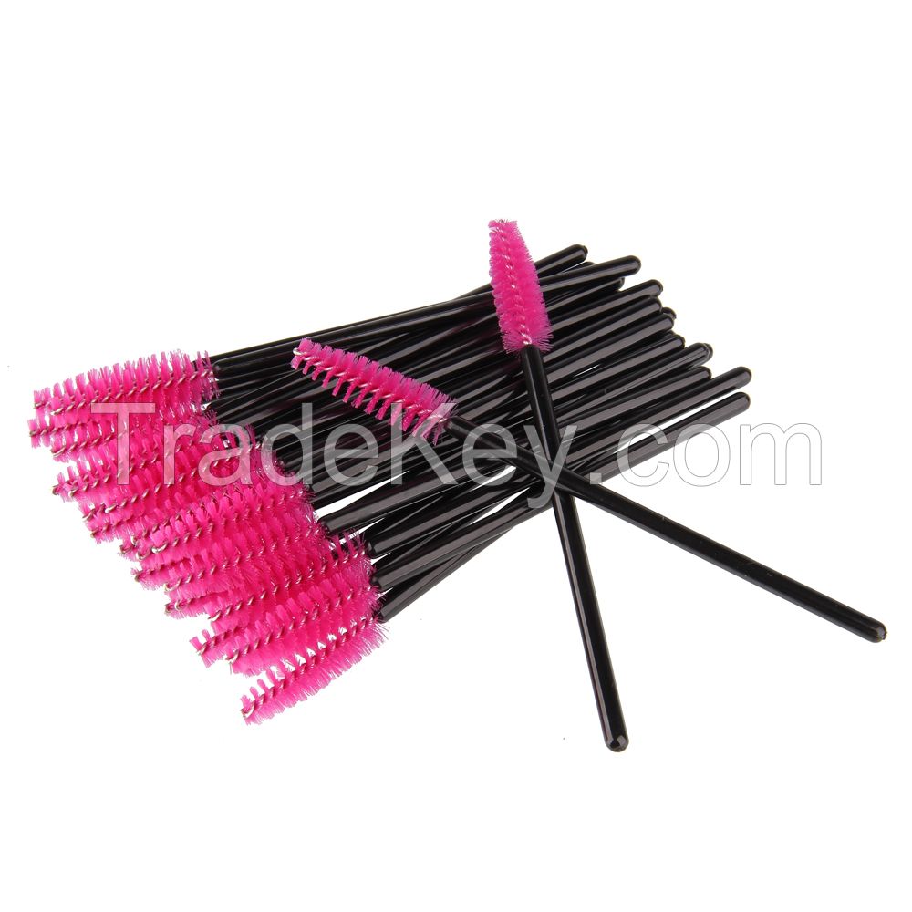 Disposable Eyelash Mascara Brush 50 PCS/Bag Pink Mascara Wand
