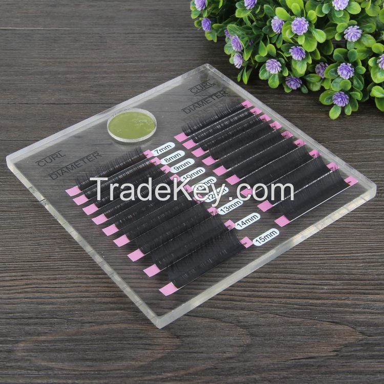 Lash Pallet with Jade Stone Glue Plate