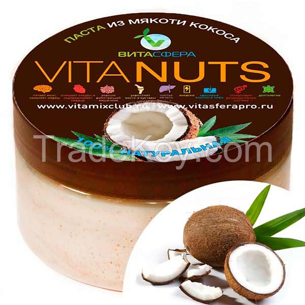 Nut paste VitaNUTS, from coconut for functional nutrition