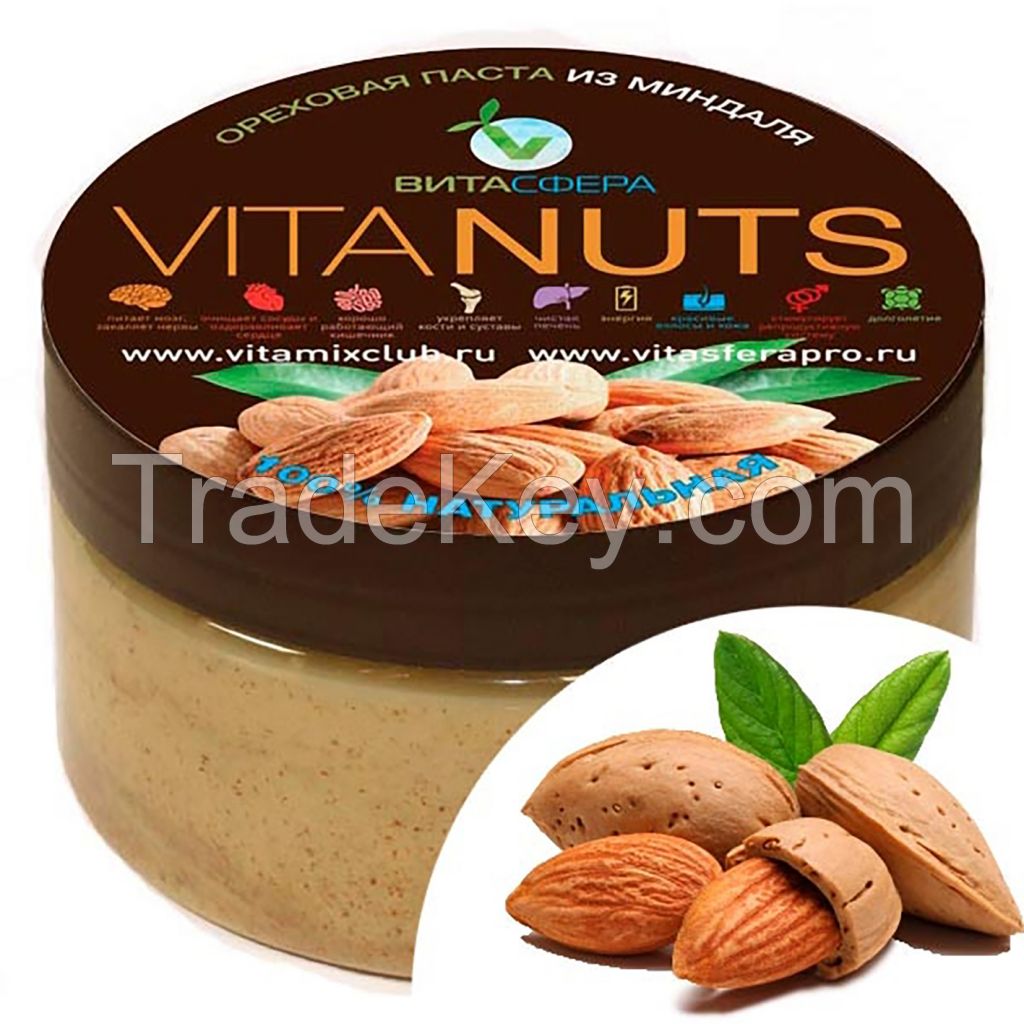 Nut paste VitaNUTS, from almonds for functional food