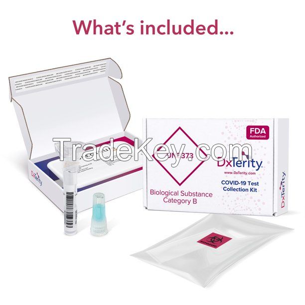 DxTerity SARS-CoV-2 RT PCR CE Test - COVID-19 Saliva At-Home Collection Kit