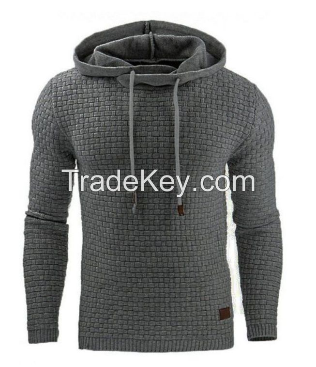 MEN'S WINTER WARM HOODIES / SLIM FIT HOODED SWEAT SHIRT