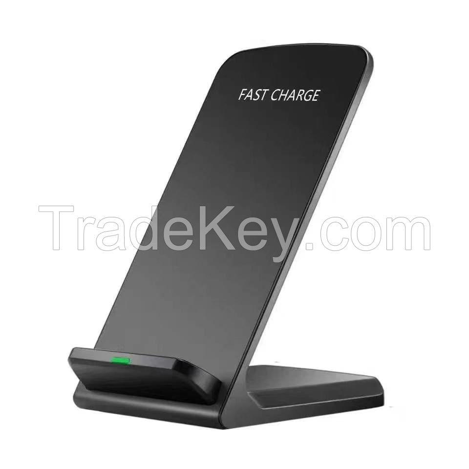 15W mobile phone vertical stand wireless charger, fast charging wireless charger
