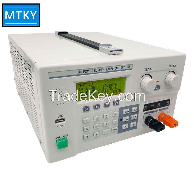 30V 10A Digital Adjustable Power Source Programmable DC Regulated Power Supply for Laboratory Testing