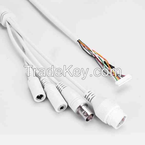 1 to 4 Surveillance Cable with Optional Waterproof Tube