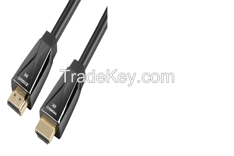 HDMI 2.1V Cable 30AWG  OD:6.5  Golden Plug Male to Male