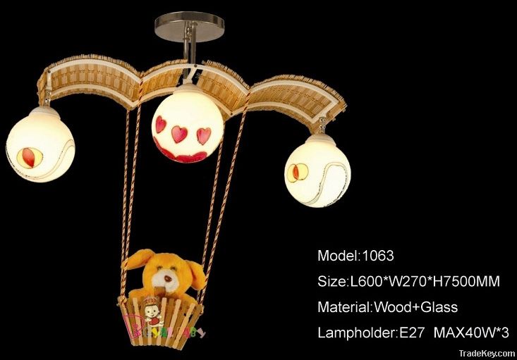 parachute lamp, kids lamp, children lamp