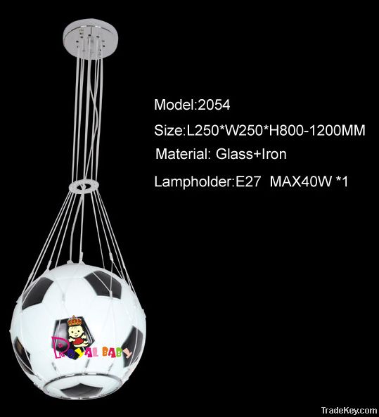 football pendant lamp, basketball ball lamp