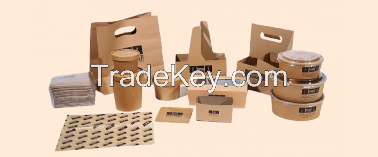 Kraft Paper Bag with Twisted Paper Handle