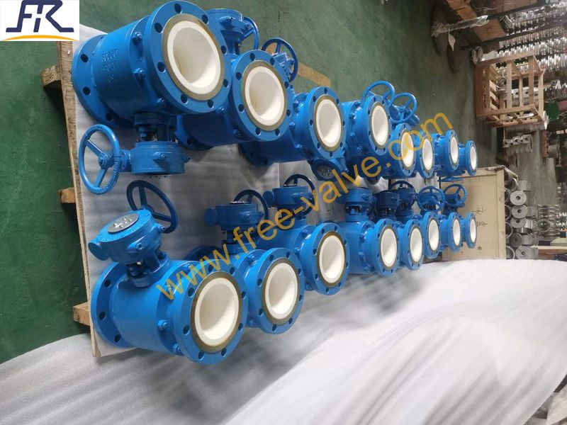 Worm Gear  Operated Ceramic  Ball Valve