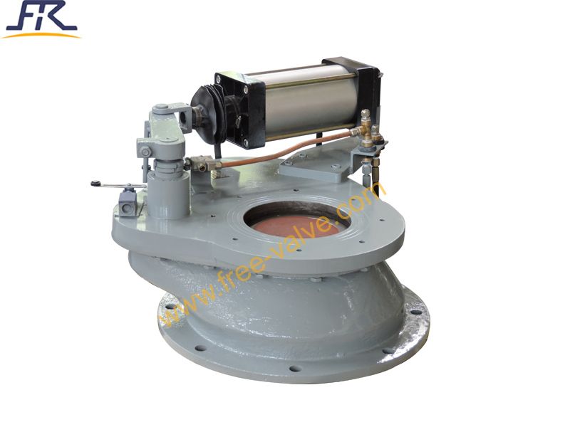 Pneumatic Metal Seated  Rotary Disc Gate Valve 