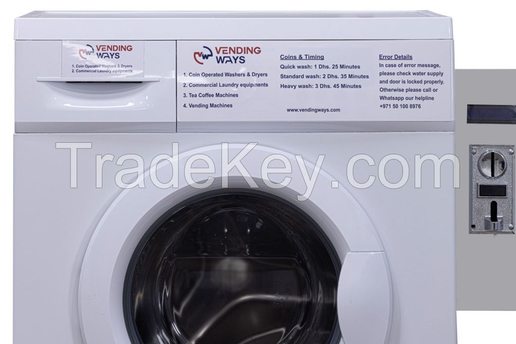 Vending Ways 8 kg Front Load Coin Operated Washing Machine