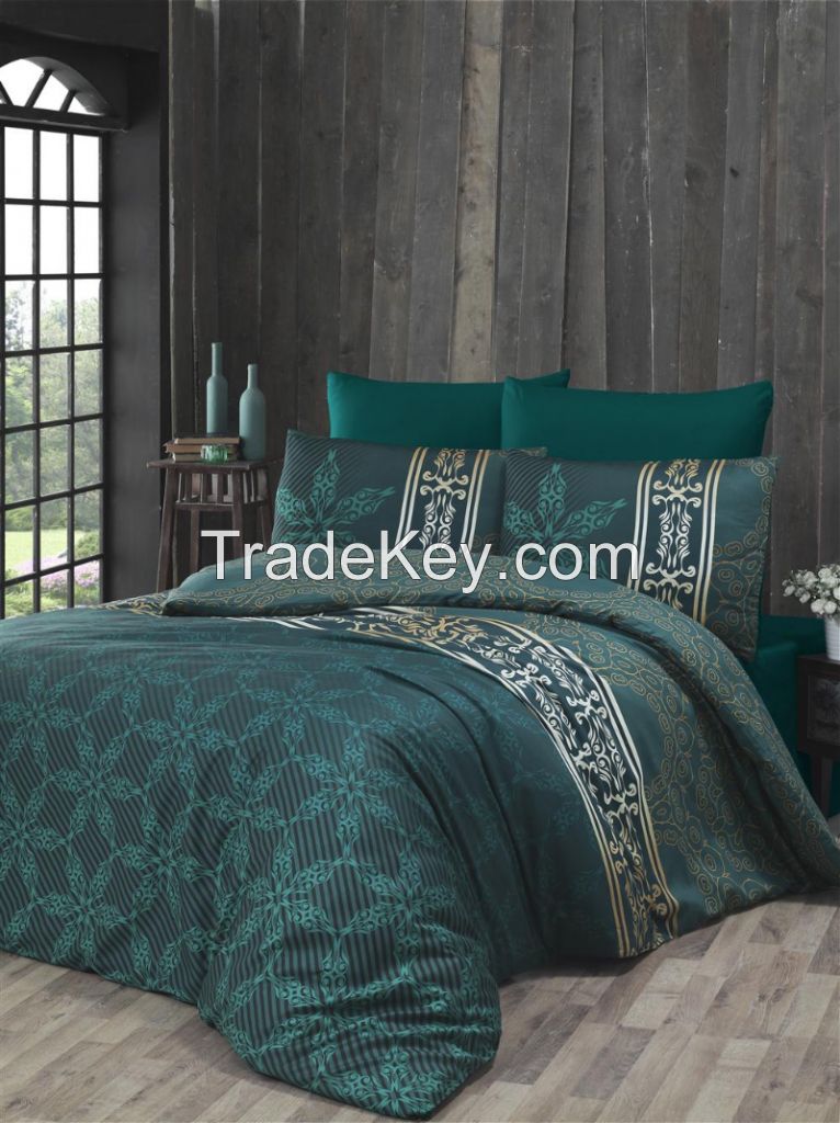 Cotton Satin Duvet Cover And Comforter Sets