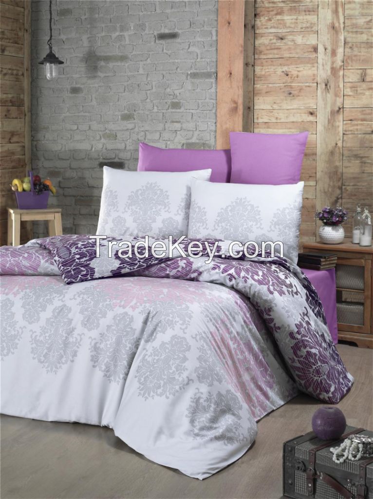 Cotton Satin Duvet Cover And Comforter Sets