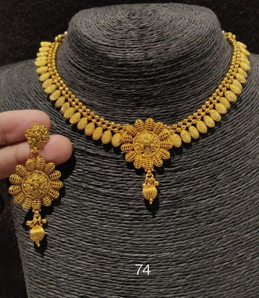 East Indian necklace and earring Set