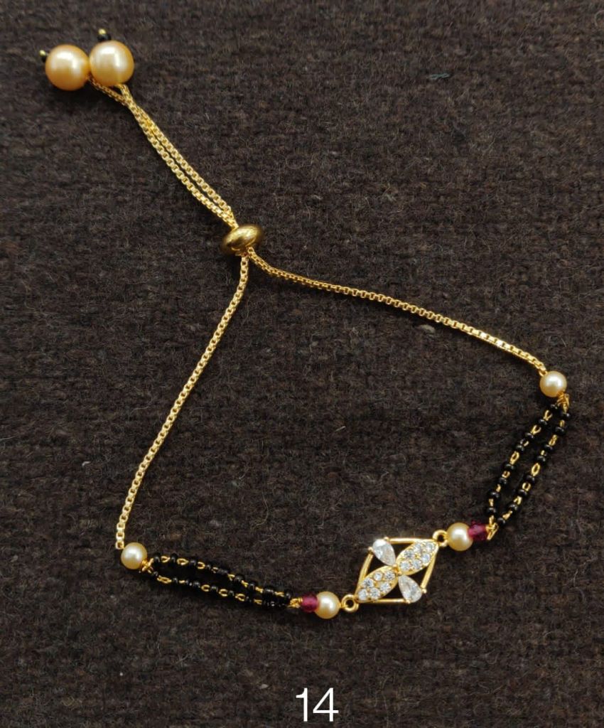 Black beads bracelets
