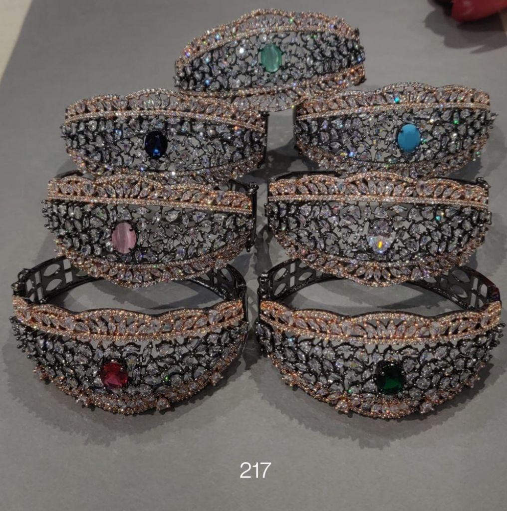 Colored stone bracelets