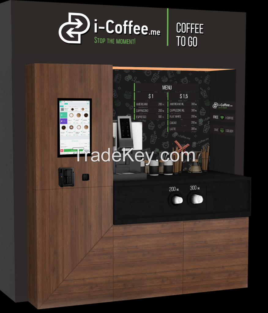 i-coffee digital self-service kiosk