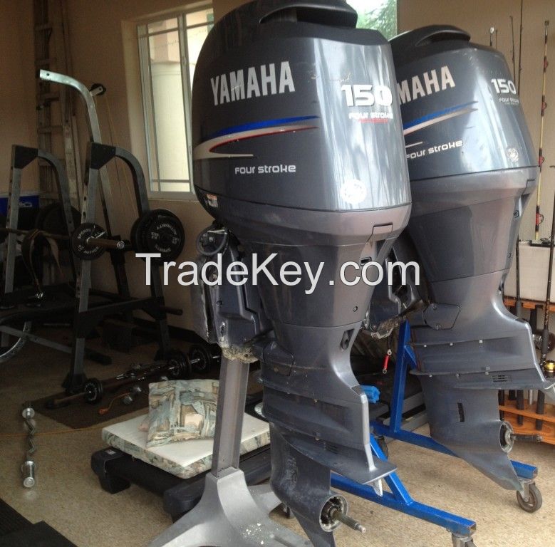 Used Yamaha 150HP 4-Stroke Outboard Motor Engine Motor is in excellent condition