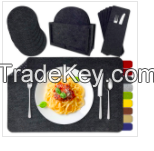 Customized Felt table placemat set  factory from Hebei AAA-Long Technology Coo.,Ltd
