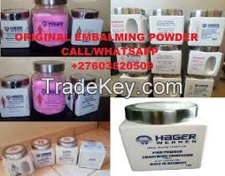 Hager Werken (+27)603-820-509 Embalming powder 100% purity pink and white