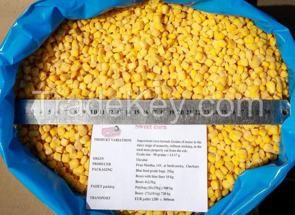 deep frozen sweet corn