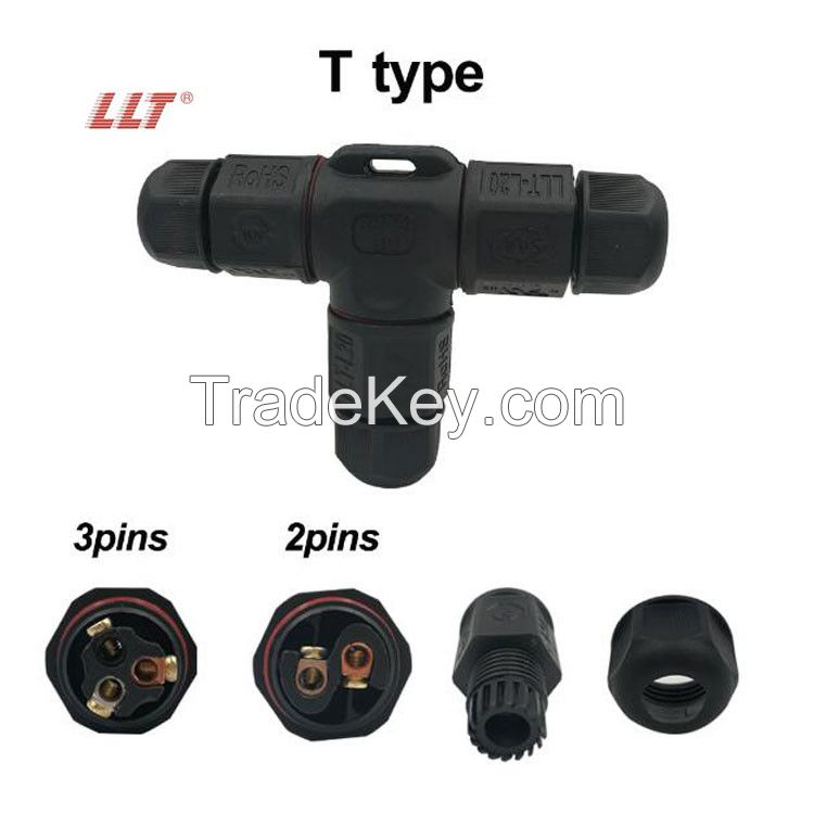 LLT factory M16 2 3 4 pin Waterproof panel mount Connector