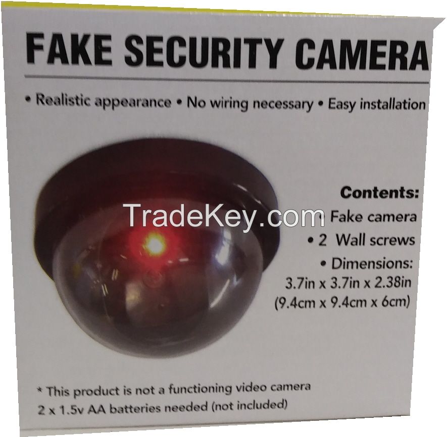 Fake CCTV security Camera With Flashing Light