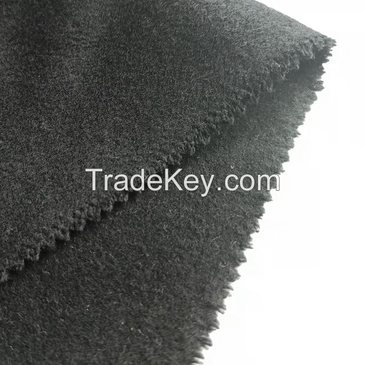 Anti Radiation Silver Clothing 50%wool 50%oth Single-sided Smooth Wool Fabric 570-600g/m