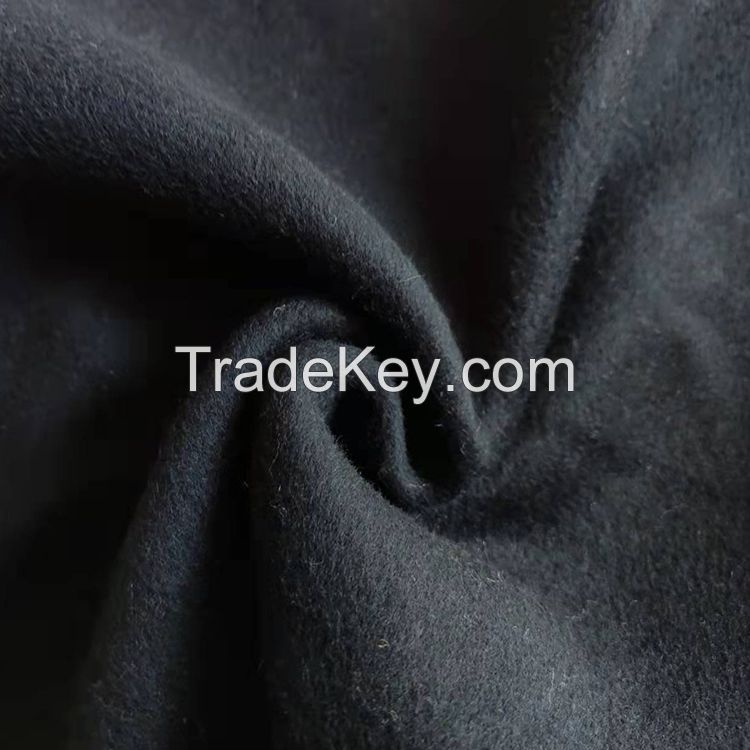 50% double-sided smooth cashmere fabric merino blinket wool for coats