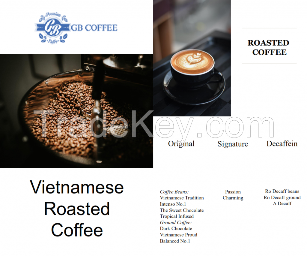 100% FRESH GROUND COFFEE FROM VIETNAM Roasted Coffee Bean
